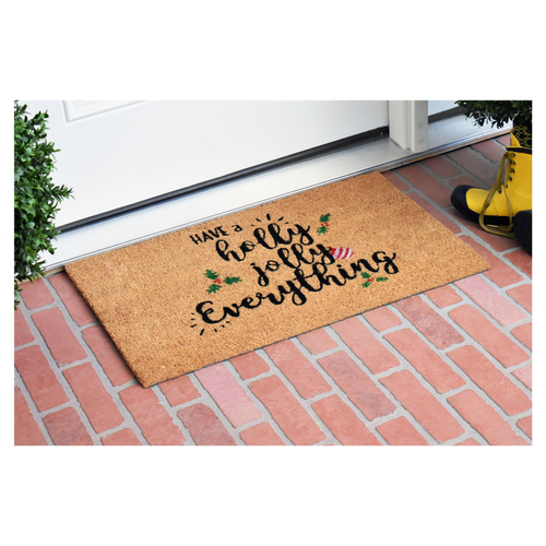 Calloway Mills Christmas Holly Jolly Doormat