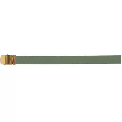 Cotton Web Belt Brass Buckle 44"