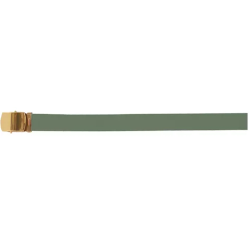 Cotton Web Belt Brass Buckle 44"