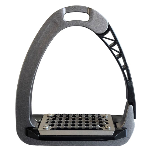 TuffRider Tech Safety Stirrups 1.8lbs- Red -4 1/2