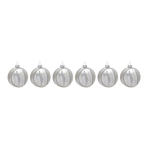 Jeweled Glass Ball Ornament 