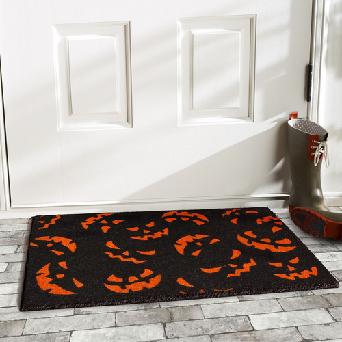 Calloway Mills Halloween Scary Pumpkins Doormat