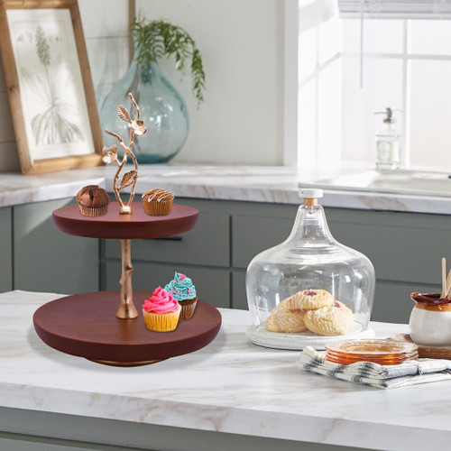 Tier Wood Cake Stand