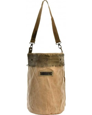 Recycled Military Tent Bucket Bag