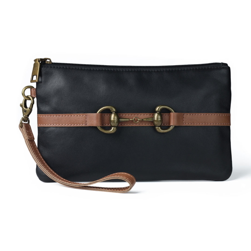 AWST Snaffle Bit Clutch Bag-Brown
