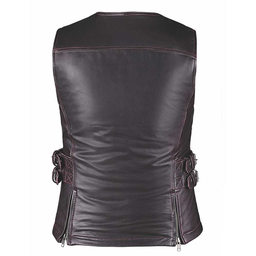 6893.17 - LADIES PREMIUM LEATHER VEST