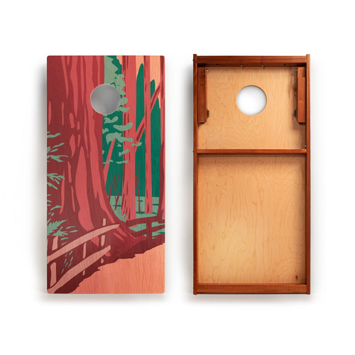 Redwood National Park Mahogany Pathfinder Cornhole Boards