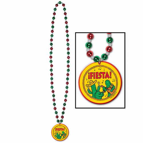 Beads with Medallion
