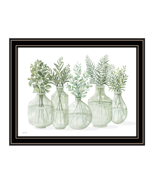 Simply Sage Black Framed Print Wall Art