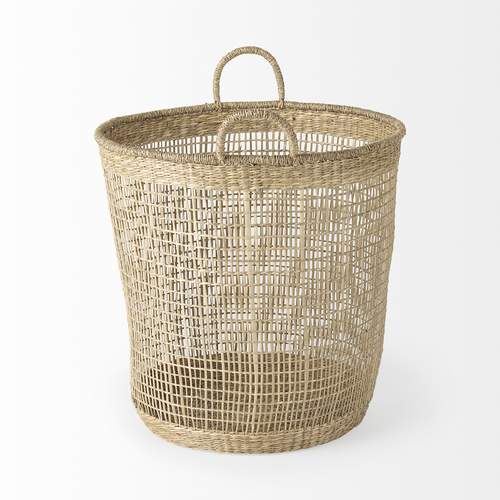 Set of Three Natural Wicker Basket