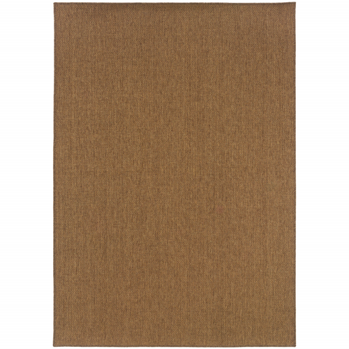 4' X 6' Tan Stain Resistant Indoor Outdoor Area Rug