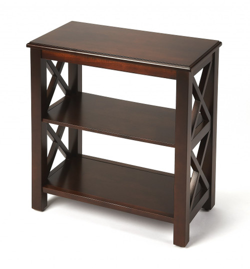 Vance Plantation Cherry Bookcase - 4512822874685