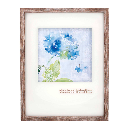 Framed Wall A House Is Made Of 12x16