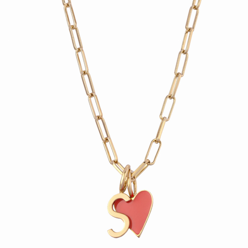 CARA ENAMEL CHARM NECKLACE