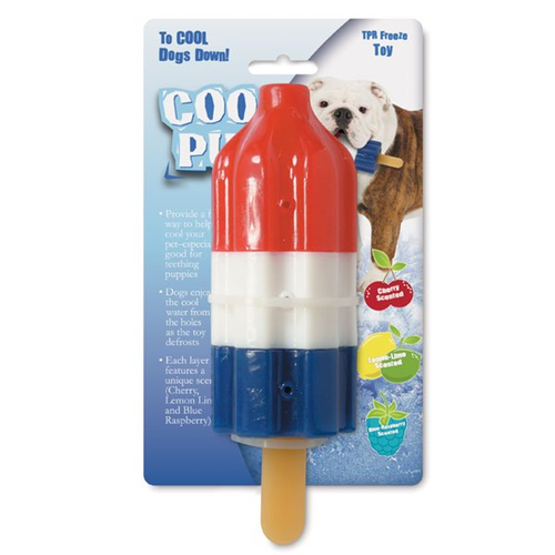 Cool Pup Toy Lg Popsicle Grn