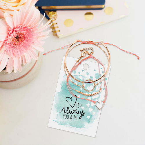 Always you & Me Bracelet Set