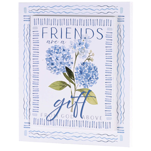 Stacked Wall Plaque Friends Are A Gift