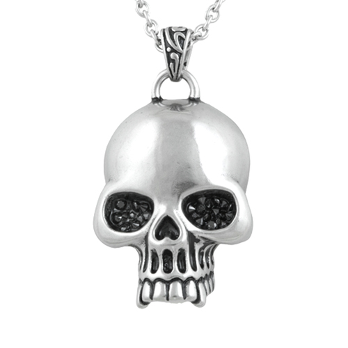 skull glimmer necklace