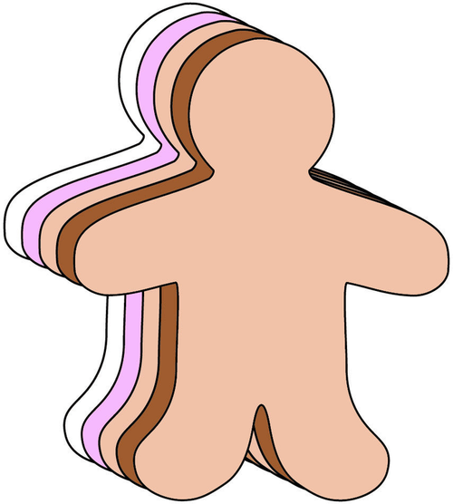 Person Foam Multicultural Creative Cut-Outs