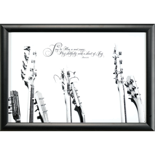Wall Decor Guitars Sing Him A New Song
