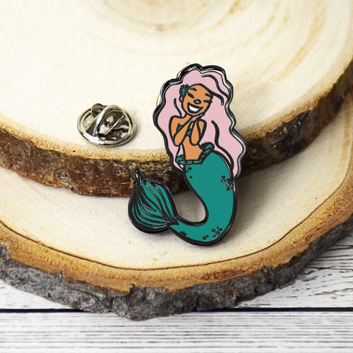 Let's Be Mermaids - Enamel Pin
