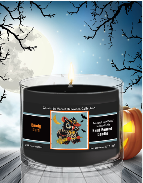 Courtside Market Trick Or Treat Soy Wax Candle in Glass Jar