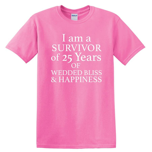 25 Years Of Wedded Bliss Shirt 2 