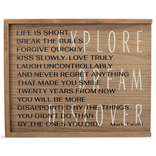 Memory Box Life Is Short