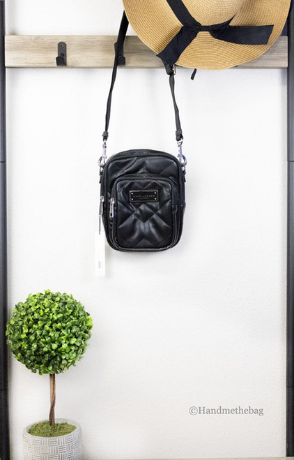 Marc Jacobs Pillow Black Quilted Leather Crossbody Bag