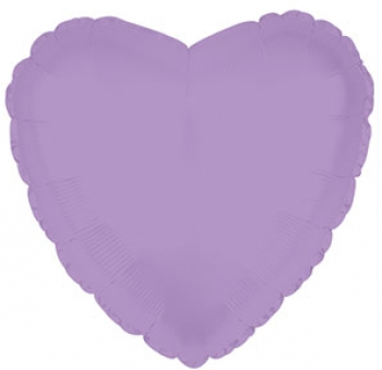 Light Purple Heart Mylar Balloon