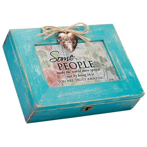 Some People Make World Special Locket Teal