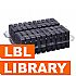 Quantum Tape, LTO, Ultrium-6, 2.5TB/6.25TB METAL PARTICLE (MP), Labeled Lib Pk