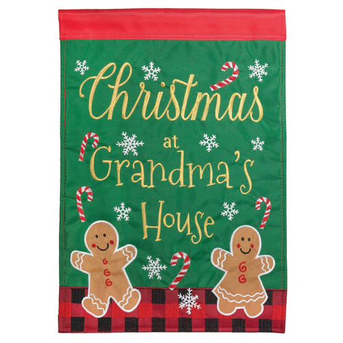 Christmas At Grandma's Burlap