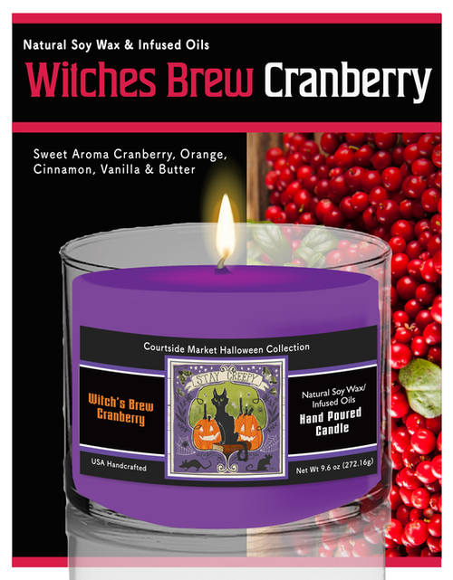 Courtside Market Stay Creepy V Soy Wax Candle in Glass Jar
