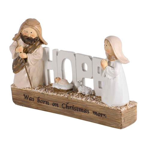 Nativity Holy Family Hope Born 3.75H