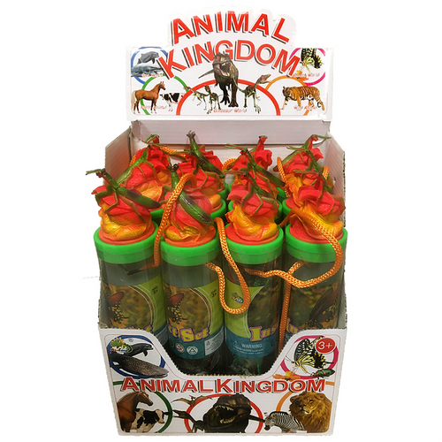 Insects 2" Figurines Bug Tube, Display Set of 12 Tubes