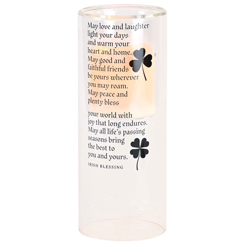 Candleholder Love & Laughter Light 10In