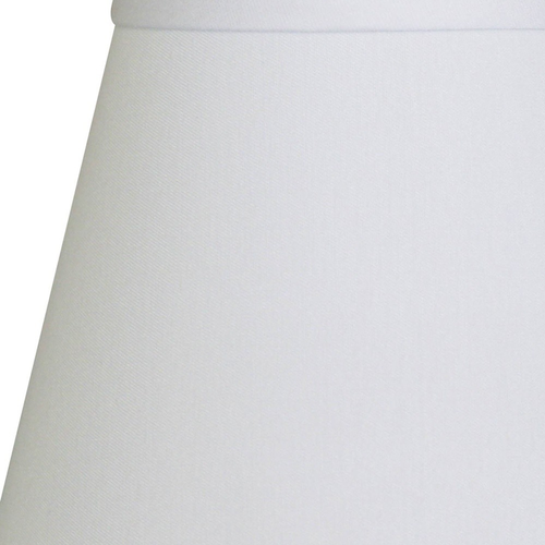 White No Slub Innsbruck Empire Lamp shade 8"W Bottom
