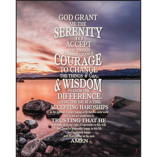 Serenity Prayer Wall Plaque