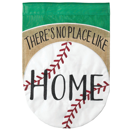No Place Like Home Burlap