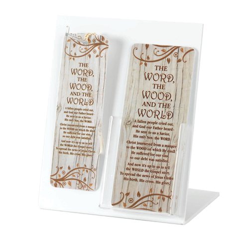 Styrene Display The Word,Wood, World