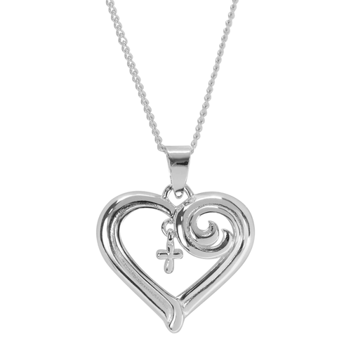 Cross Necklace Jesus Walked On Water