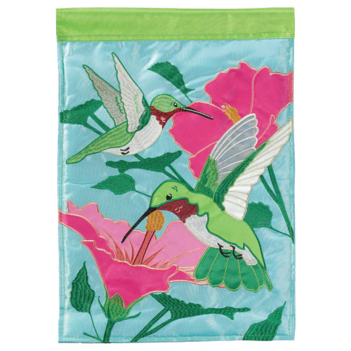 Hummingbirds Garden Flag House Flag