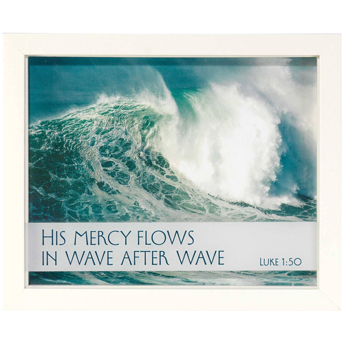 Framed Wall Art His Mercy Luke 1:50 