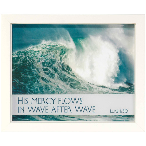 Framed Wall Art His Mercy Luke 1:50 
