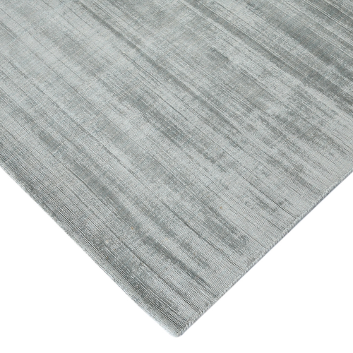 4' X 6' Silver And Gray Abstract Hand Woven Area Rug