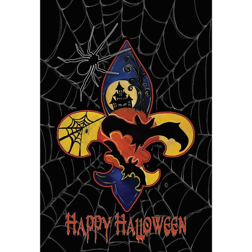 Prt Fdl Happy Halloween Flag