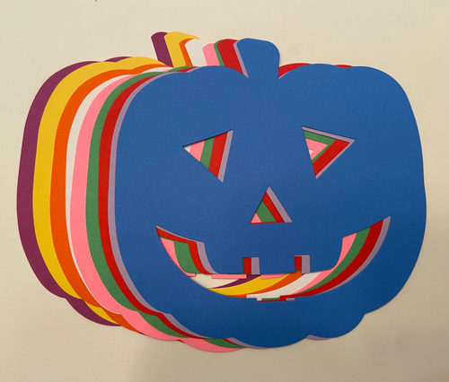 Jack-o-lantern Assorted Color Creative Cut-Outs