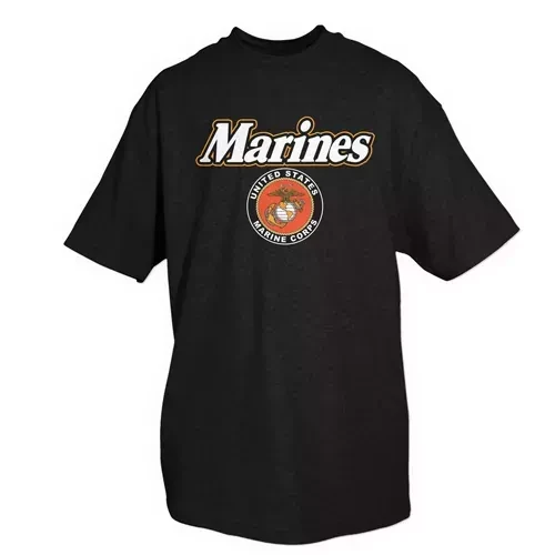 Marine Seal Black T-Shirt