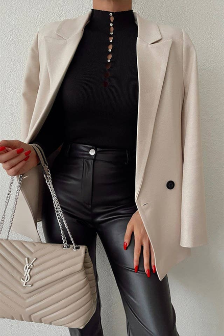 Double Pocket Blazer Jacket